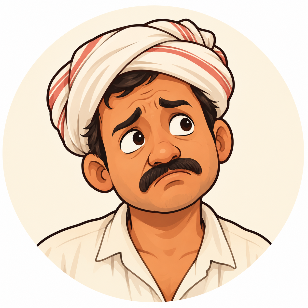 Illustration of a local market vendor
